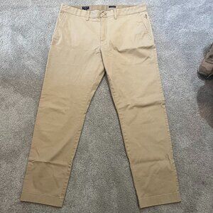 J Crew Thompson Khaki Pants 34W 30L